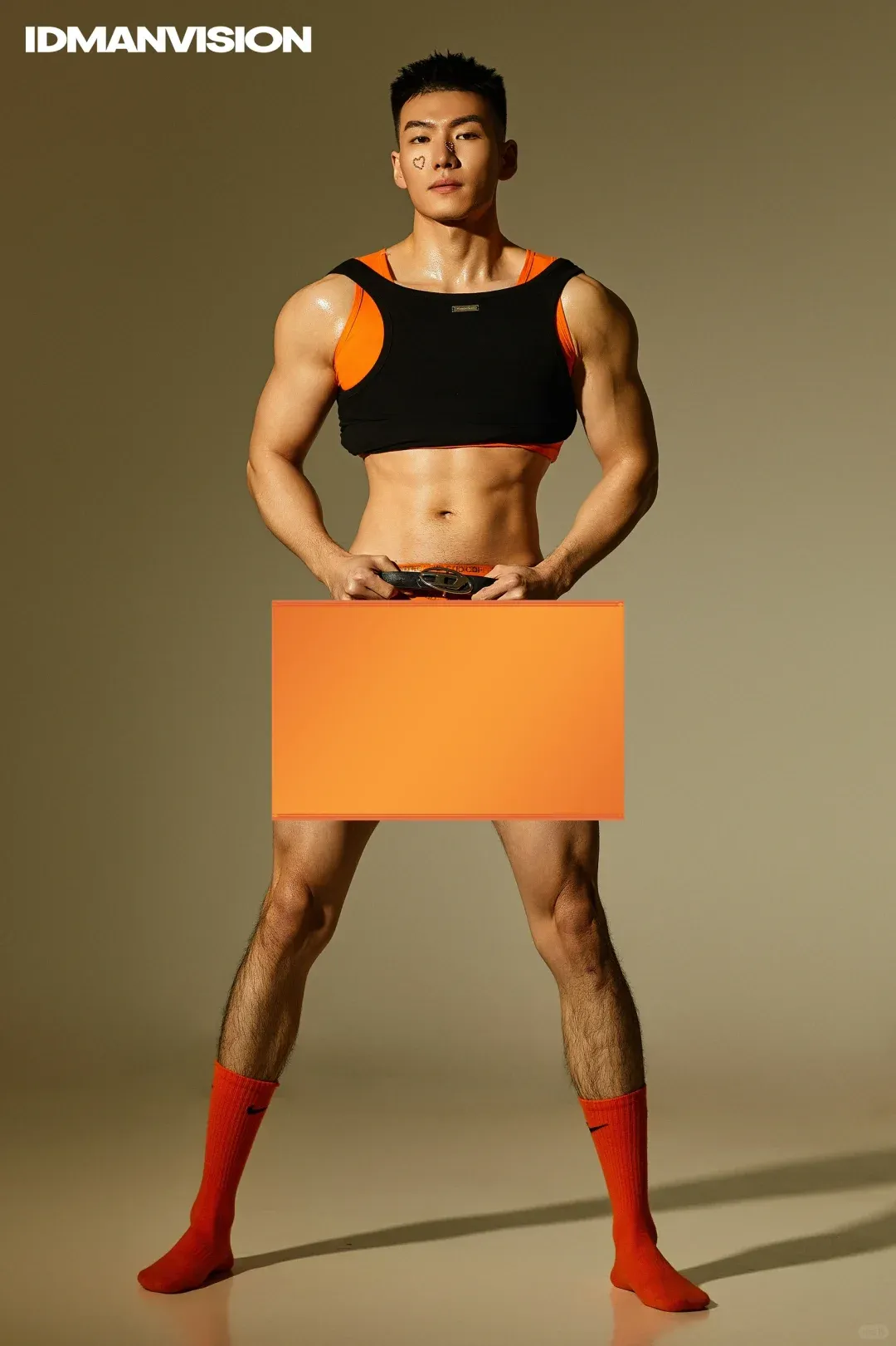 脂包肌型男，写真模特帅哥